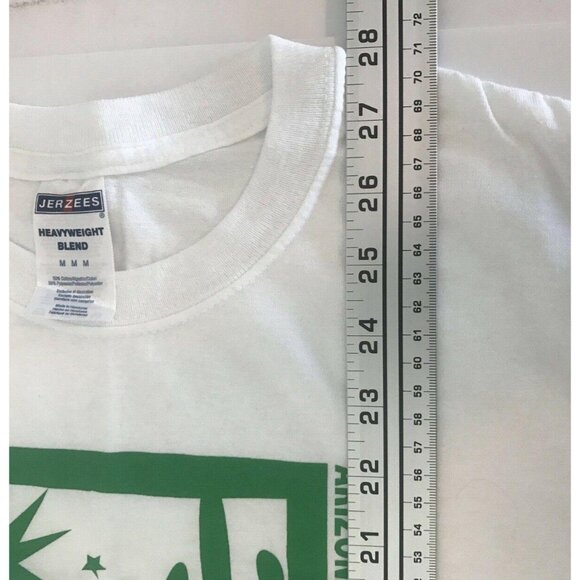 Jerzees Mens Arizona State University IDRS 2011 White T-Shirt Size Medium - Picture 7 of 8